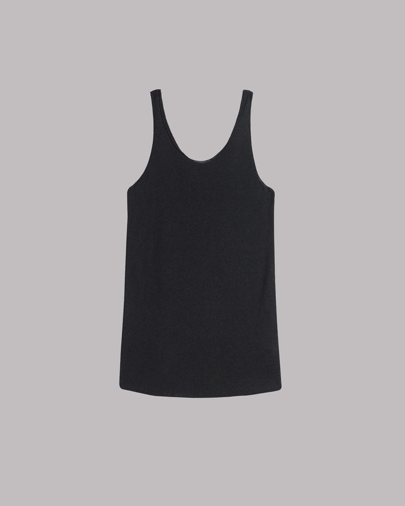 Éclipse Douce Knit Black Mini Dress